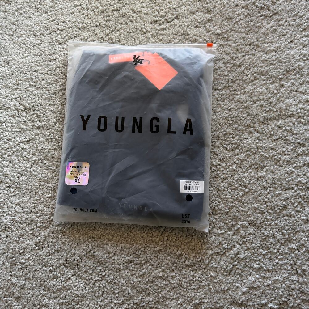 Men's YoungLA 2023 - Baggy Gym Cargo(SoldOut)  XL, NWT, DarkNavy - Picture 8 of 8